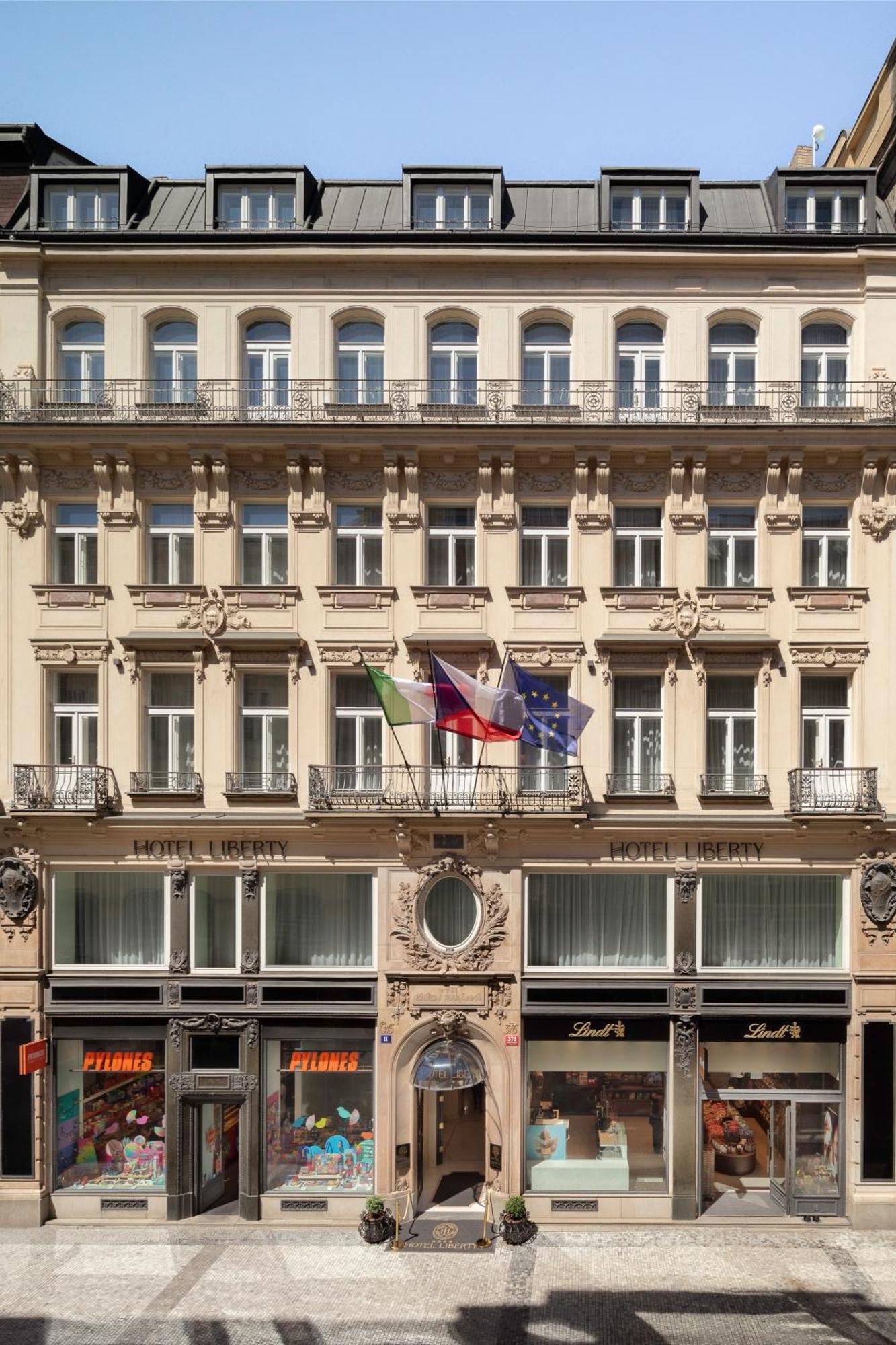 Hotel Liberty Prága Kültér fotó
